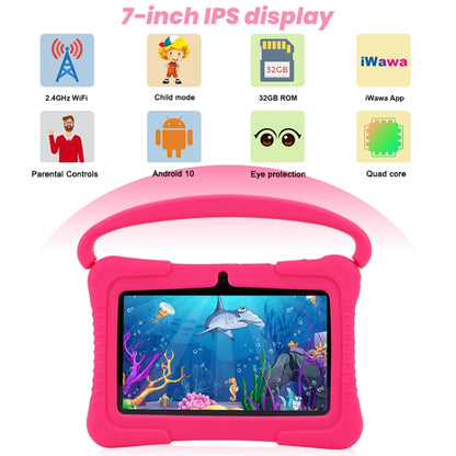 V88 Portable Kid Tablet 7 inch,  2GB+32GB, Android 10 Allwinner A100 Quad Core CPU Support Parental Control Google Play(Pink) -  by buy2fix | Online Shopping UK | buy2fix