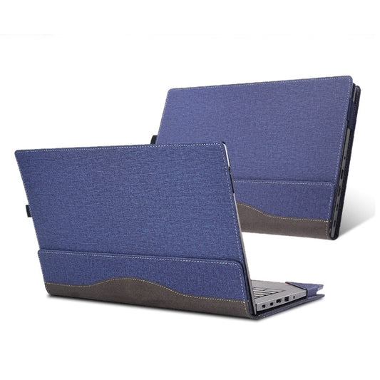 For Lenovo ThinkPad E15 Gen 3 Laptop Leather Anti-Fall Protective Case(Dark Blue) - 15.6 - 17 inch by buy2fix | Online Shopping UK | buy2fix