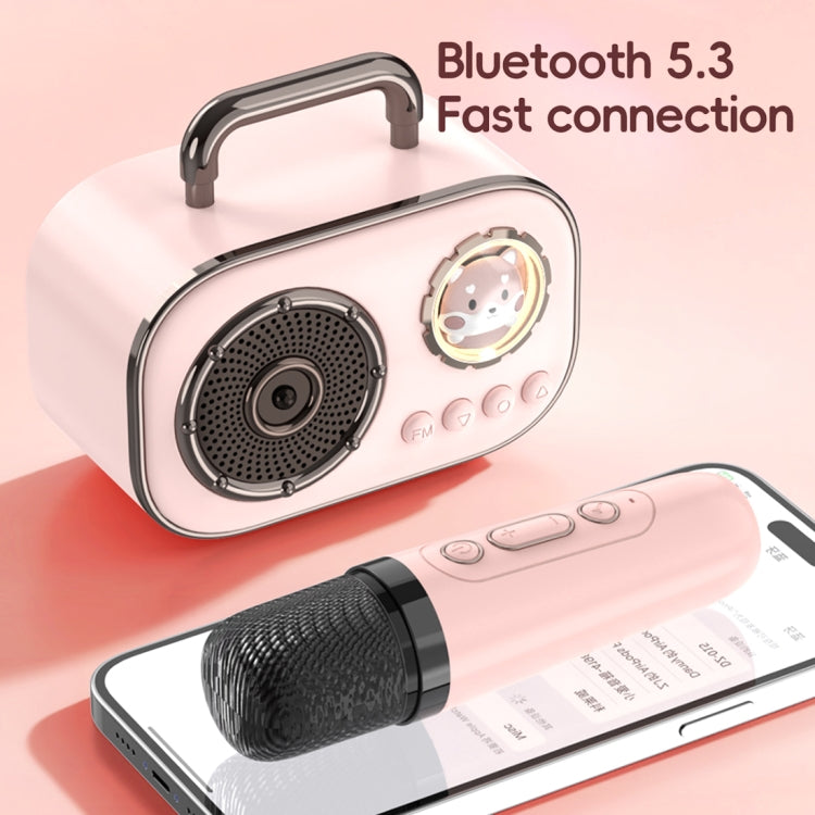 HiFi Bluetooth 5.3 Speaker Support FM, with 2 x Microphone(White) - Desktop Speaker by buy2fix | Online Shopping UK | buy2fix