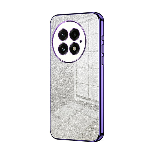 For OnePlus 13 Gradient Glitter Powder Electroplated Phone Case(Purple) - OnePlus Cases by buy2fix | Online Shopping UK | buy2fix