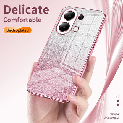 For Xiaomi Redmi K20 / K20 Pro Gradient Glitter Powder Electroplated Phone Case(Purple) - Xiaomi Cases by buy2fix | Online Shopping UK | buy2fix