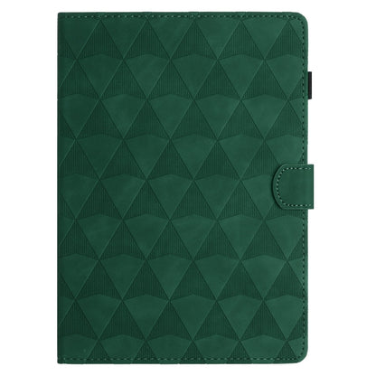 For Lenovo Tab M11/Xiaoxin Pad 11 2024 Diamond Texture Embossed Leather Smart Tablet Case(Green) - Lenovo by buy2fix | Online Shopping UK | buy2fix