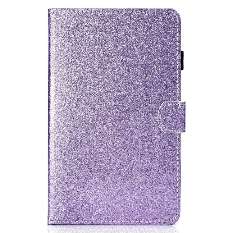 For Lenovo Tab M11/ Xiaoxin Pad 11 2024 Varnish Glitter Powder Smart Leather Tablet Case(Purple) - Lenovo by buy2fix | Online Shopping UK | buy2fix