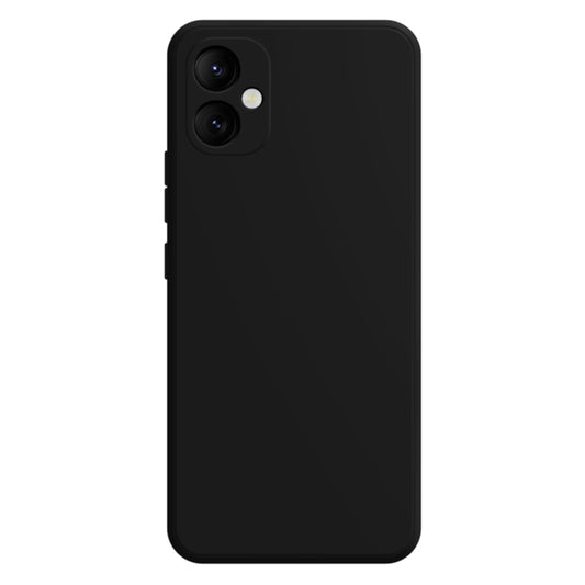 For Samsung Galaxy A05 Imitation Liquid Silicone Phone Case(Black) - Galaxy Phone Cases by buy2fix | Online Shopping UK | buy2fix