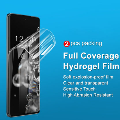 For Motorola Edge 40 Neo 5G 2pcs imak Curved Full Screen Hydrogel Film Protector - Motorola Tempered Glass by imak | Online Shopping UK | buy2fix