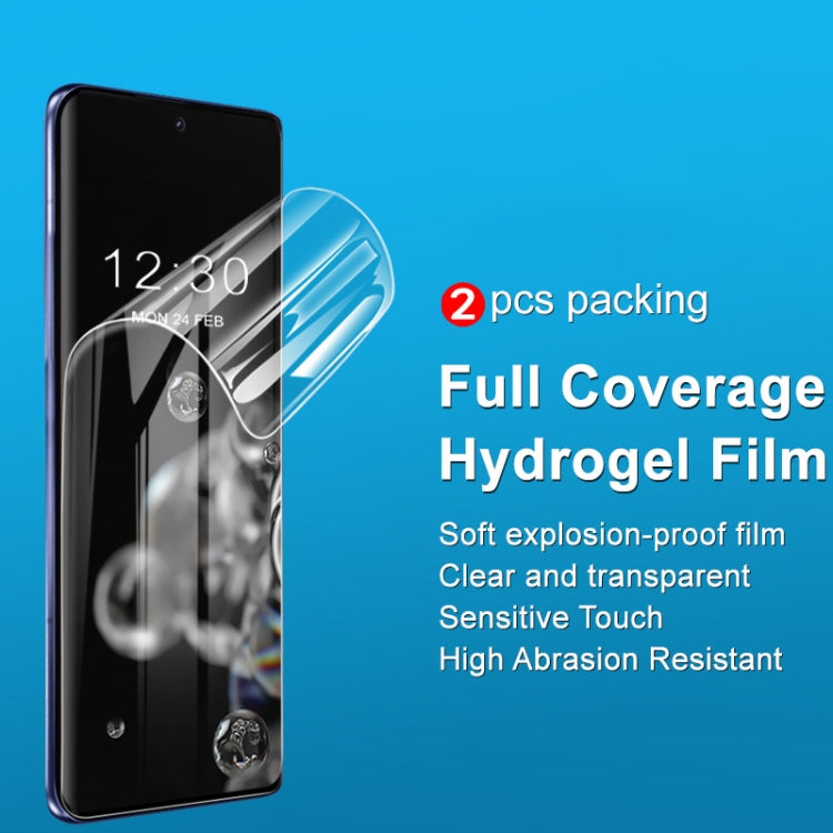 For Motorola Edge 50 Fusion 5G 2pcs imak Curved Full Screen Hydrogel Film Protector - Motorola Tempered Glass by imak | Online Shopping UK | buy2fix