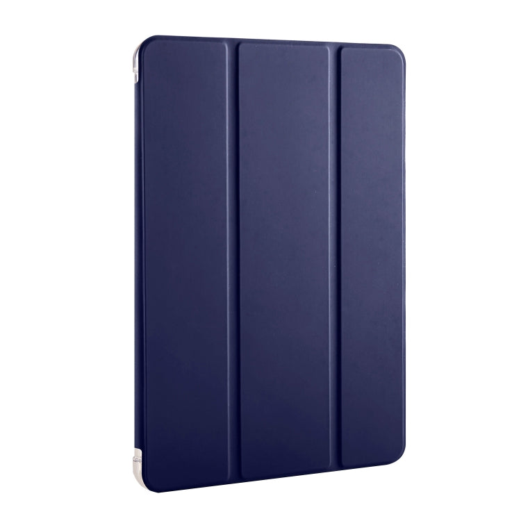 For Huawei MatePad Pro 11 2024 3-fold Clear TPU Leather Tablet Case with Pen Slot(Dark Blue) - Huawei by buy2fix | Online Shopping UK | buy2fix