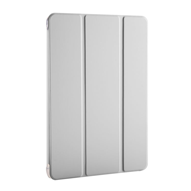 For Huawei MatePad Pro 11 2024 3-fold Clear TPU Leather Tablet Case with Pen Slot(Grey) - Huawei by buy2fix | Online Shopping UK | buy2fix