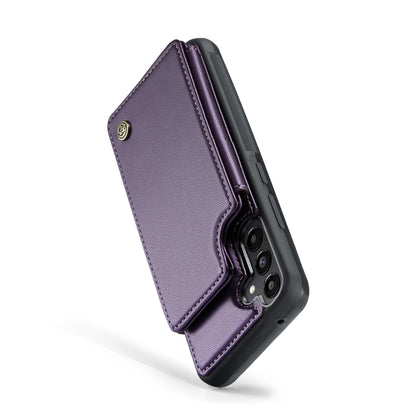 For Samsung Galaxy A35 5G CaseMe C22 PC+TPU Business Style RFID Anti-theft Leather Phone Case(Purple) - Galaxy Phone Cases by CaseMe | Online Shopping UK | buy2fix