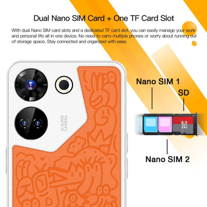 C20 Art Edition, 3GB+32GB, 6.53 inch Face Identification Android 8.1 MTK6753 Octa Core , Network: 4G, Dual SIM(Orange) -  by buy2fix | Online Shopping UK | buy2fix