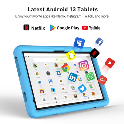 P30H WiFi Kid Tablet 10.1 inch,  4GB+128GB, Android 13 Allwinner A523 Octa Core CPU Support Parental Control Google Play(Blue) -  by buy2fix | Online Shopping UK | buy2fix