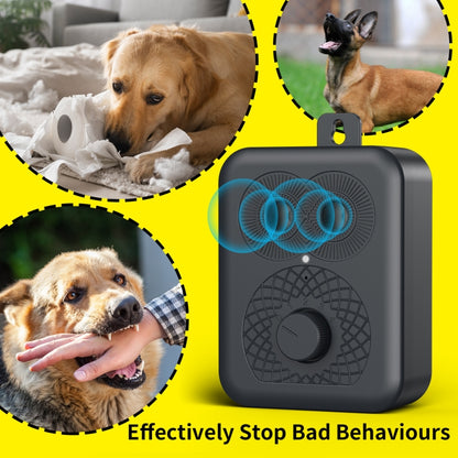 N20 Portable Fully Automatic Ultrasonic Dog Training Device(Black) - Training Aids by buy2fix | Online Shopping UK | buy2fix