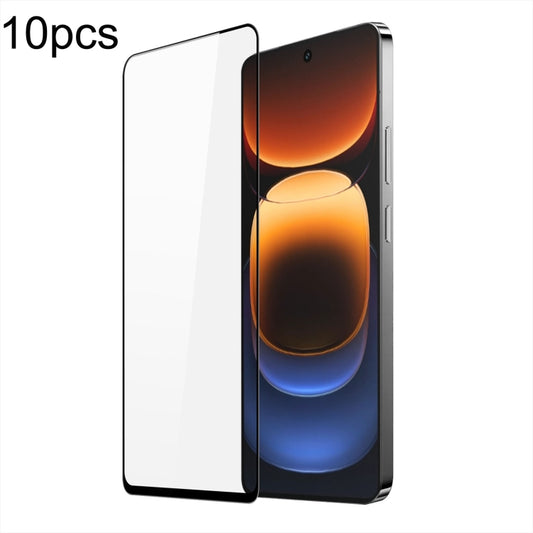 For vivo iQOO 12 10pcs DUX DUCIS 0.33mm 9H Medium Alumina Tempered Glass Film - iQOO 12 Tempered Glass by DUX DUCIS | Online Shopping UK | buy2fix