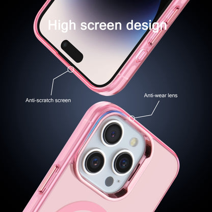 For iPhone 12 Pro Electroplated IMD Magsafe PC Hybrid TPU Phone Case(Pink) - iPhone 12 / 12 Pro Cases by buy2fix | Online Shopping UK | buy2fix