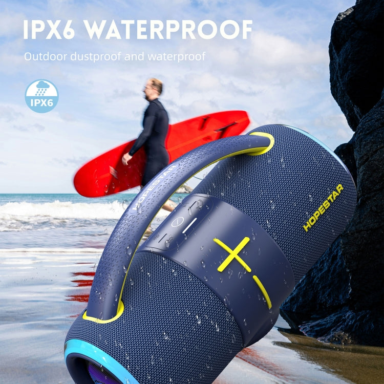 HOPESTAR H68 50W Outdoor Portable Waterproof Dazzling Bluetooth Speaker(Green) - Waterproof Speaker by HOPESTAR | Online Shopping UK | buy2fix