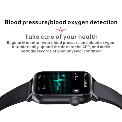 QS08 PRO 1.83 inch BT5.2 Smart Sport Watch, Support Sleep / Heart Rate / Blood Oxygen / Temperature / Blood Pressure Health Monitor(Silver+Grey) - Smart Watches by buy2fix | Online Shopping UK | buy2fix