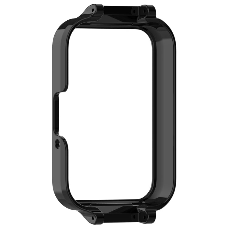 For Samsung Galaxy Fit 3 12mm Half Coverage Hollowed PC Watch Protective Case(Black) - Watch Cases by buy2fix | Online Shopping UK | buy2fix