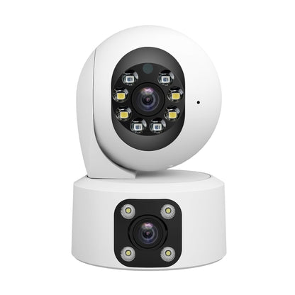 SriHome SH049 2MP + 2MP Humanoid Tracking Smart Night Vision Dual Lens HD IP Camera(UK Plug) - Wireless Camera by SriHome | Online Shopping UK | buy2fix