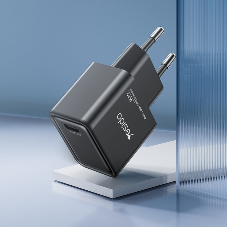Yesido YC63 PD 30W USB-C/Type-C Interface GaN Fast Charging Charger(EU Plug) - USB Charger by Yesido | Online Shopping UK | buy2fix