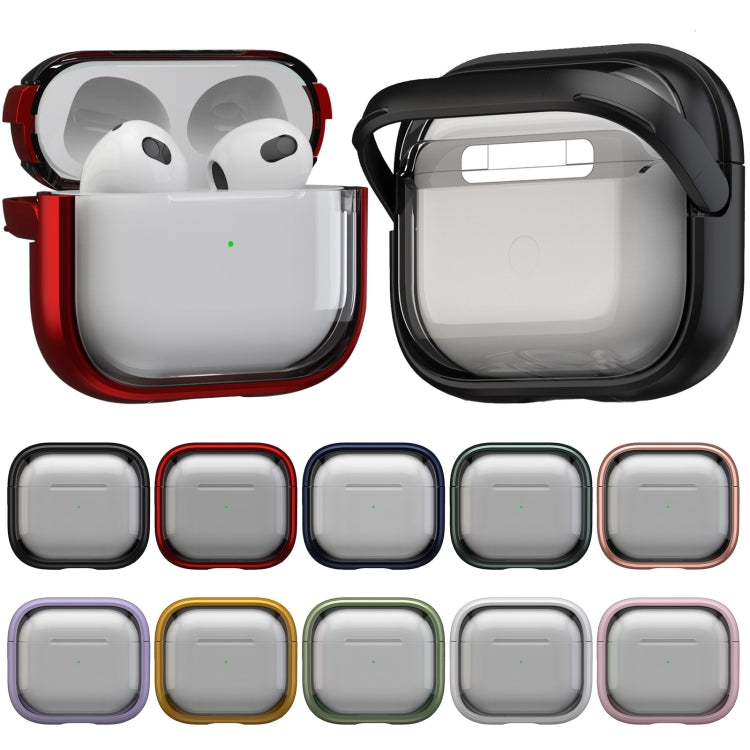 For AirPods 1 / 2 TPU Hybrid PC Case with Holder(Purple) - For AirPods 1/2 by buy2fix | Online Shopping UK | buy2fix