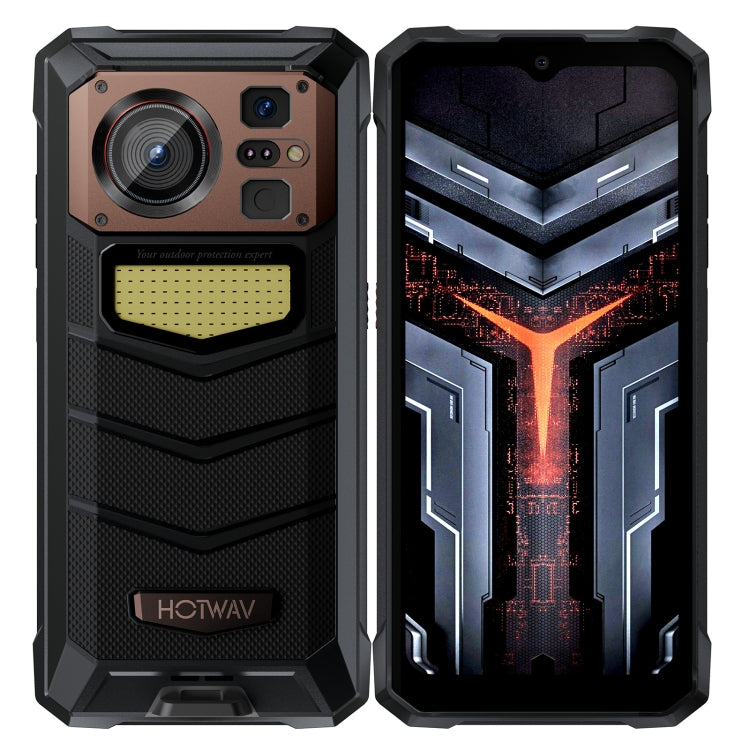 HOTWAV W11 Rugged Phone, 6GB+256GB, Night Vision, 20800mAh, 6.6 inch Android 13 MT8788 Octa Core, Network: 4G, OTG(Bronzed Gold) - Other by HOTWAV | Online Shopping UK | buy2fix