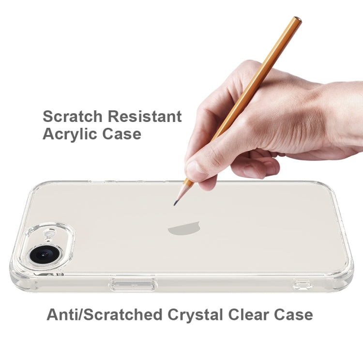 For iPhone SE 2024 Scratchproof Acrylic TPU Phone Case(Transparent) - More iPhone Cases by buy2fix | Online Shopping UK | buy2fix