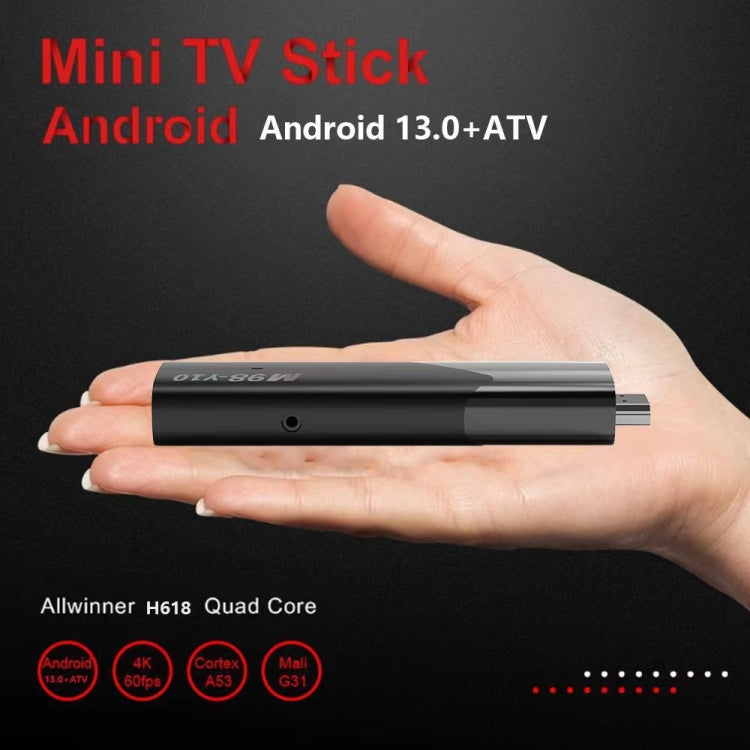 M98-Y10 Allwinner H618 Quad-Core ARM Cortex A53 6K HD Android TV Stick, RAM:2GB+16GB(US Plug) - Android TV Sticks by buy2fix | Online Shopping UK | buy2fix