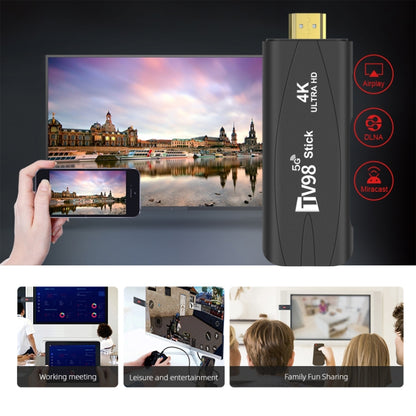 TV98 Rockchip 3228A Quad Core 4K HD Bluetooth Android TV Stick, RAM:4GB+32GB(AU Plug) - Android TV Sticks by buy2fix | Online Shopping UK | buy2fix