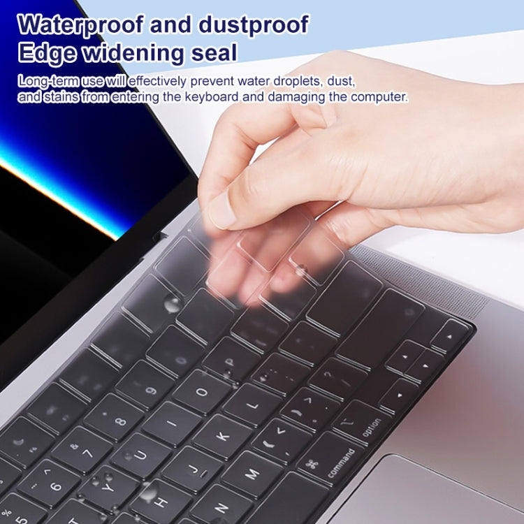 For MacBook Pro 16.2 inch 2021 ZGA Contact Invisible TPU Keyboard Protective Film - Keyboard Protector by ZGA | Online Shopping UK | buy2fix