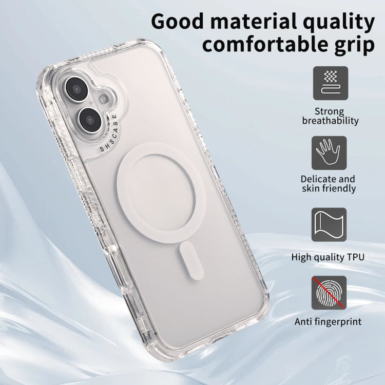 For iPhone 16 Plus Dreamland MagSafe Magnetic 3 in 1 TPU + PC Phone Case(Transparent) - iPhone 16 Plus Cases by buy2fix | Online Shopping UK | buy2fix