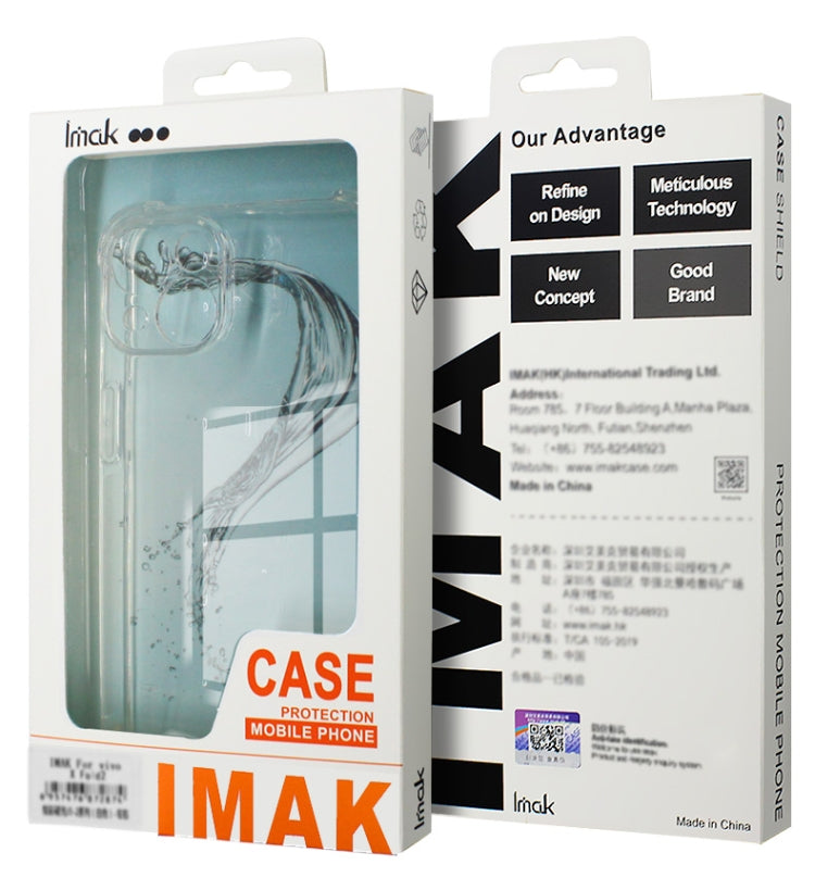 For Samsung Galaxy M55 5G imak Shockproof Airbag TPU Phone Case(Transparent) - Galaxy Phone Cases by imak | Online Shopping UK | buy2fix