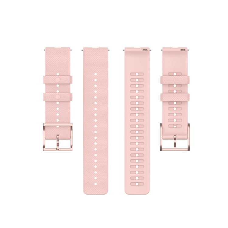 For Polar Ignite 20mm Dot Texture Watch Band(Light Pink) -  by buy2fix | Online Shopping UK | buy2fix