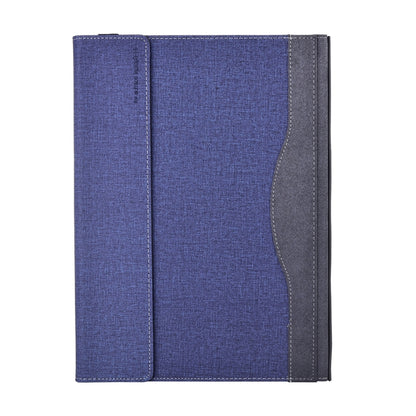 For Lenovo ThinkPad X1 Carbon Gen 7 Cloth Texture Laptop Leather Protective Case(Deep Blue) - Other by buy2fix | Online Shopping UK | buy2fix