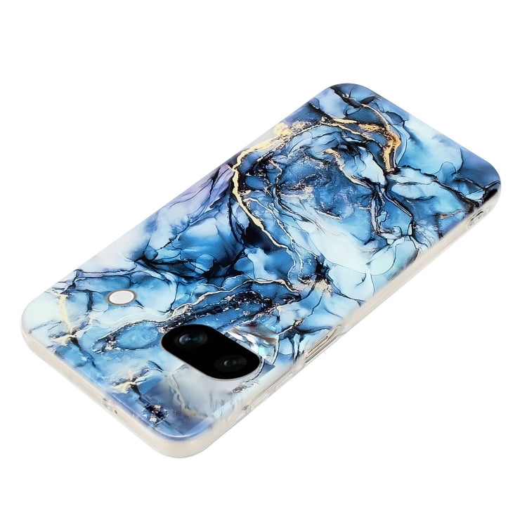 For Google Pixel 8A IMD Marble Pattern TPU Phone Case(Grey) - Google Cases by buy2fix | Online Shopping UK | buy2fix