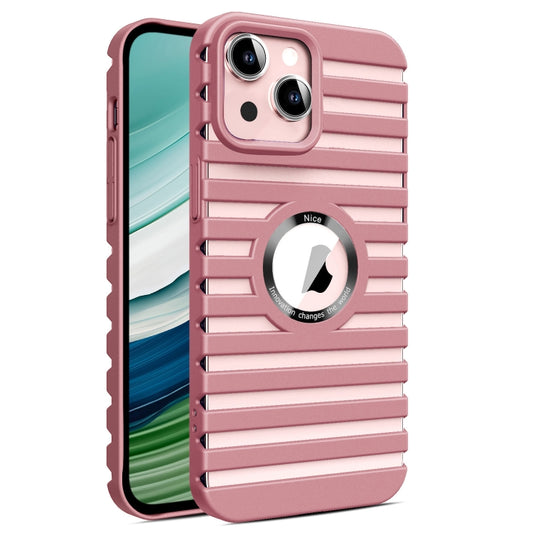 For iPhone 14 Plus Hollow Heat Dissipation MagSafe Magnetic PC Phone Case(Pink) - iPhone 14 Plus Cases by buy2fix | Online Shopping UK | buy2fix