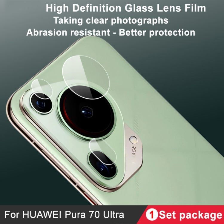 For Huawei Pura 70 Ultra IMAK Rear Camera Glass Lens Film, 1 Set Package - For Huawei by imak | Online Shopping UK | buy2fix