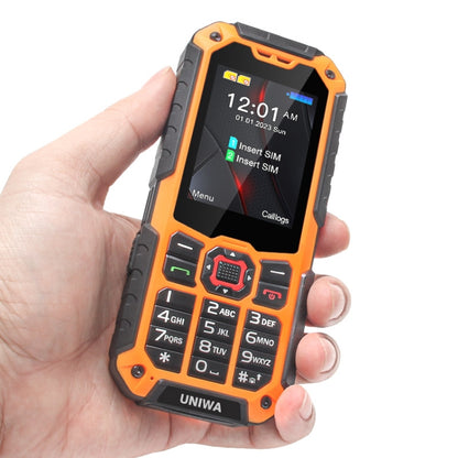 UNIWA S9 Rugged Phone, 2.4 inch UNISOC TIGER T117, 3000mAh Battery, 21 Keys, Network: 4G(Grey) - UNIWA by UNIWA | Online Shopping UK | buy2fix