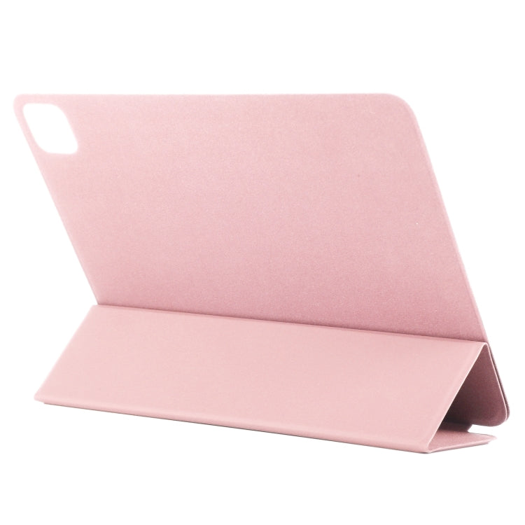 For iPad Pro 13 2024 Double-sided Clip Non-buckle Magnetic PU Smart Tablet Case(Rose Gold) - iPad Air 13 2024 Cases by buy2fix | Online Shopping UK | buy2fix