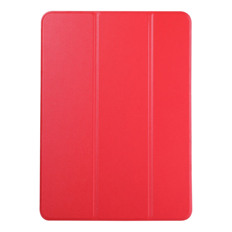 For iPad Air 11 2024 Double-sided Clip Non-buckle Magnetic PU Smart Tablet Case(Red) - iPad Air 11 2024 Cases by buy2fix | Online Shopping UK | buy2fix