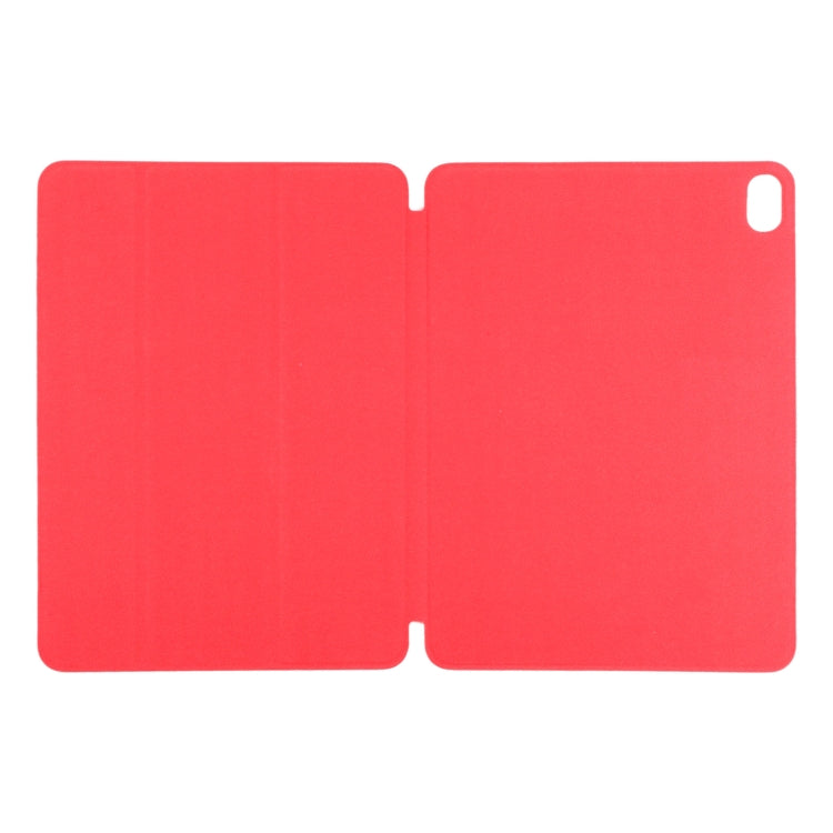 For iPad Air 11 2024 Double-sided Clip Non-buckle Magnetic PU Smart Tablet Case(Red) - iPad Air 11 2024 Cases by buy2fix | Online Shopping UK | buy2fix