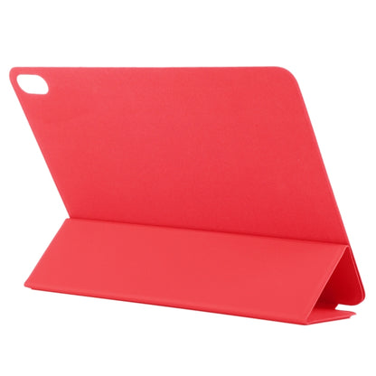 For iPad Air 11 2024 Double-sided Clip Non-buckle Magnetic PU Smart Tablet Case(Red) - iPad Air 11 2024 Cases by buy2fix | Online Shopping UK | buy2fix