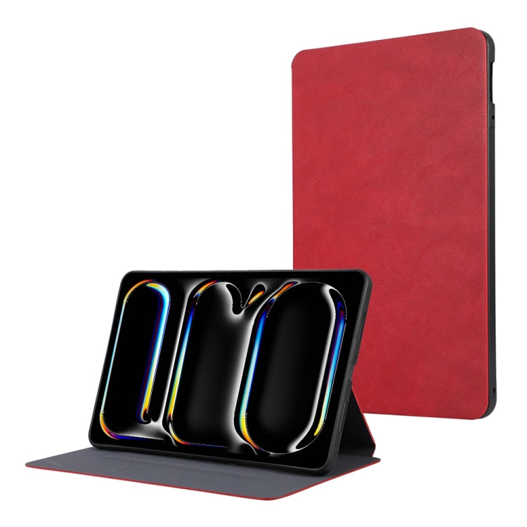 For iPad Pro 11 2024 TPU Flip Tablet Protective Leather Case(Red) - iPad Pro 11 2024 Cases by buy2fix | Online Shopping UK | buy2fix