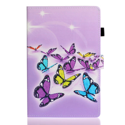 For iPad Pro 11 2024 Coloured Drawing Stitching Smart Leather Tablet Case(Butterflies) - iPad Pro 11 2024 Cases by buy2fix | Online Shopping UK | buy2fix