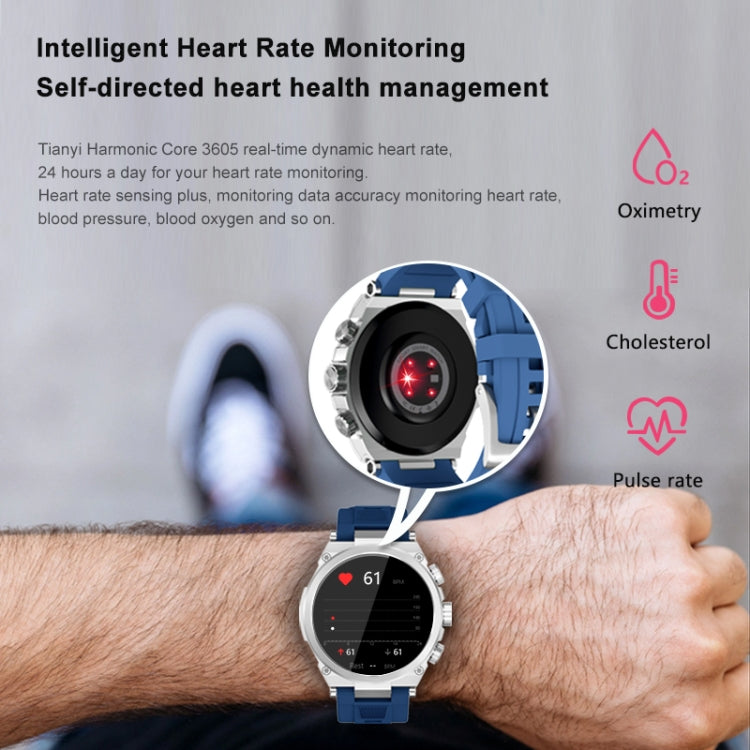 WS-23 1.52 inch IP67 Sport Smart Watch, Support Bluetooth Call / Sleep / Blood Oxygen / Heart Rate / Blood Pressure Health Monitor(Rose Gold+Orange) - Smart Watches by buy2fix | Online Shopping UK | buy2fix