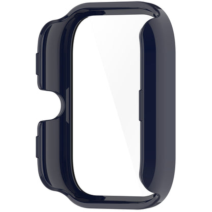 For Xiaomi HayLou GST/GST Lite/RS4 Plus PC + Tempered Film Integrated Watch Protective Case(Ink Blue) - Watch Cases by buy2fix | Online Shopping UK | buy2fix