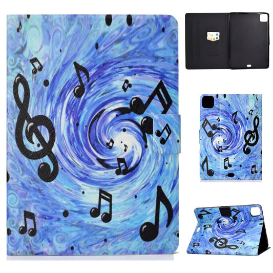 For iPad Pro 11 2024 Voltage Colored Drawing Smart Leather Tablet Case(Sheet Music) - iPad Pro 11 2024 Cases by buy2fix | Online Shopping UK | buy2fix