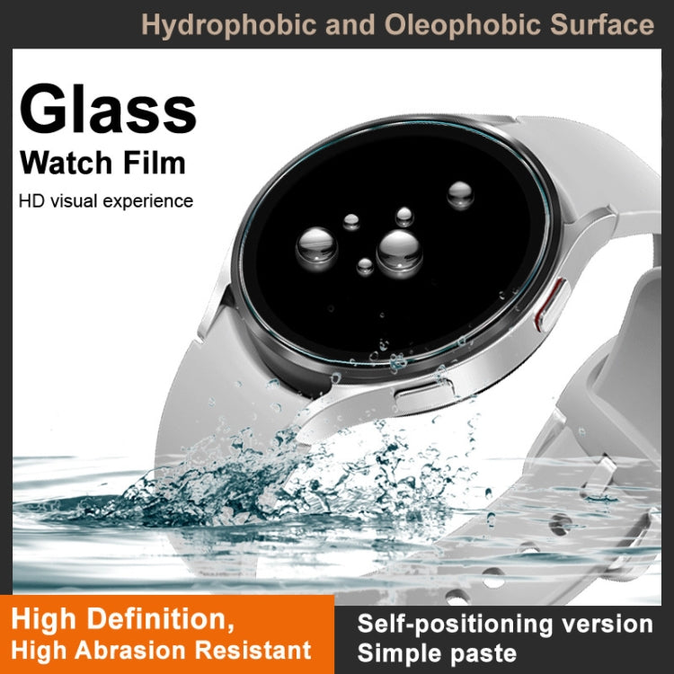 For Samsung Galaxy Watch6 40mm IMAK Tempered Glass Watch Protective Film Self-contained Positioning Version - Screen Protector by imak | Online Shopping UK | buy2fix