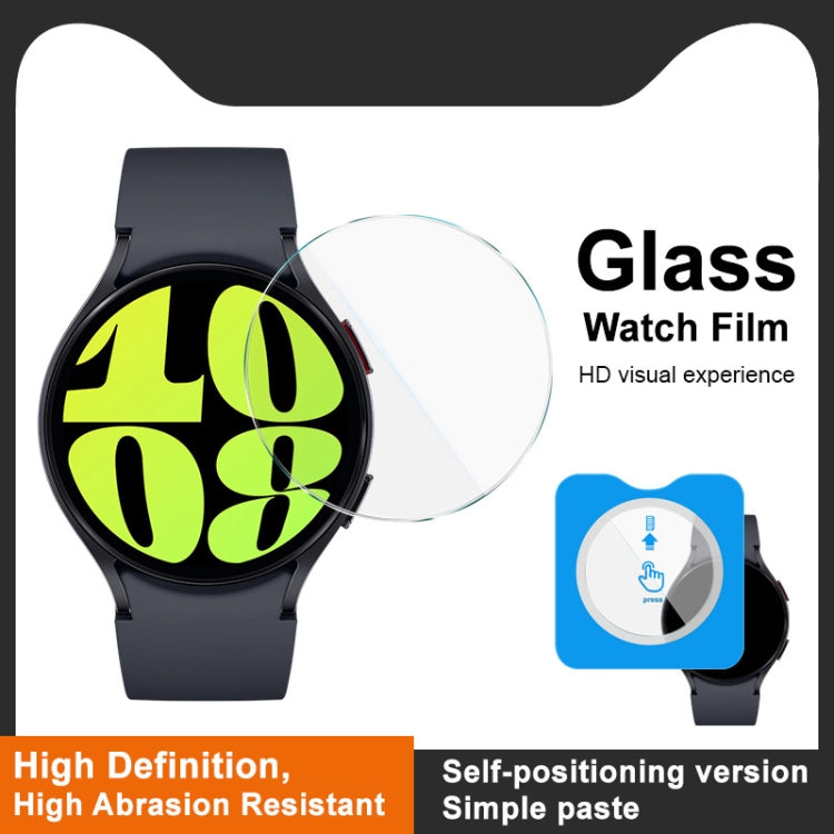 For Samsung Galaxy Watch6 44mm IMAK Tempered Glass Watch Protective Film Self-contained Positioning Version - Screen Protector by imak | Online Shopping UK | buy2fix