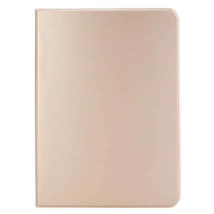 For iPad Air 13 2024 Stretch Voltage Plain Leather Smart Tablet Case(Gold) - iPad Air 13 2024 Cases by buy2fix | Online Shopping UK | buy2fix