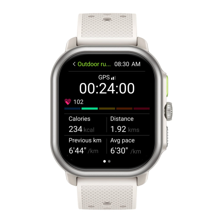 Zeblaze Beyond 3 Pro 2.15 inch Screen Stylish GPS Smartwatch Supports Bluetooth Calling(White) - Smart Watches by Zeblaze | Online Shopping UK | buy2fix